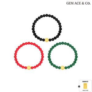 제메이스 순금 스마일 천연보석 팔찌+순금 골드+14K 목걸이+14K 팔찌+테니스 팔찌