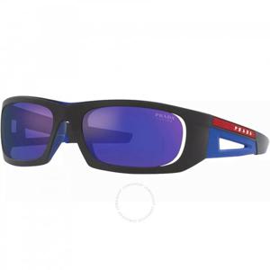 프라다 리네아 로사 블루 멀티레이어 튜닝 스포츠 남성용 선글라스 PS 02YS 16G05U 59