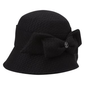 [링스] 여성 트위드 절개 리본 버킷햇 L21D3CP153_BK