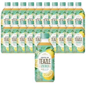 웅진 티즐 제로 유자그린티 500ml 20개