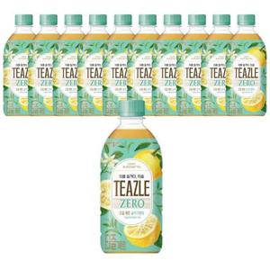 웅진 티즐 제로 유자그린티 500ml 10개