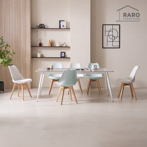 라로퍼니처 아르브 1800 양면 세라믹 6인 식탁 세트(식탁+의자6)