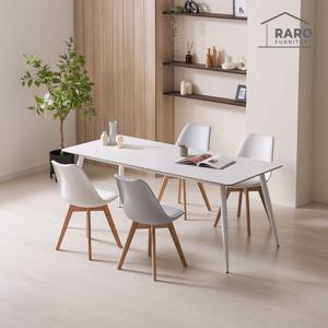 라로퍼니처 아르브 1800 양면 세라믹 6인 식탁 세트(식탁+의자4)