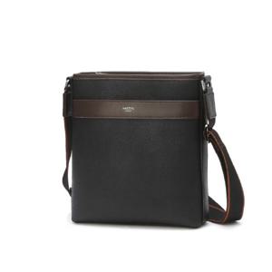 [헤지스] 블랙 컬러배색 가죽 크로스백(HJBA5E893BK)