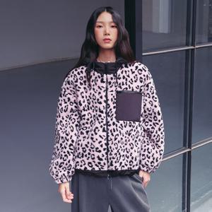 [랩]호피 퀼팅 뽀글이 무스탕 점퍼 (AQ4MZA60)