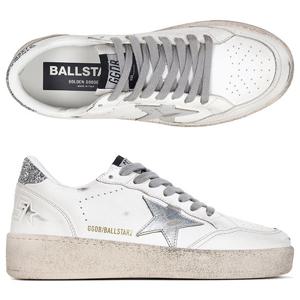 골든구스 25FW 화이트 실버 볼스타2 스니커즈 GWF00804 F006966 80185