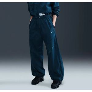 나이키 스포츠웨어 미드라이즈 루즈 우븐 오픈 헴 팬츠 W B5 HJ4179 478