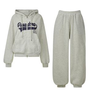 [포커스][2SET] 기모 후드 집업 티셔츠+조거 팬츠 PBVFF5W1TS6701