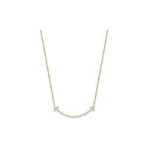 티파니 앤 코 티파니 T 스마일 미디움 펜던트 골드 다이아몬드 67513223