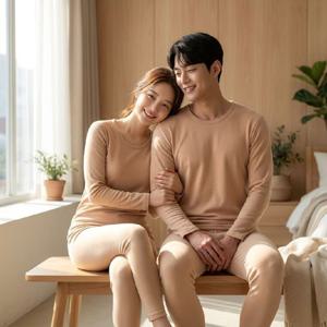 [비비안(언더웨어)]안감 융기모 소재의 커플 내복 하의세트 LG9281P LG6281P