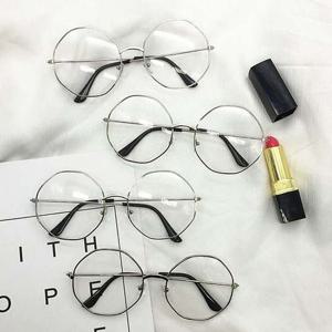 웨이브라운디안경 패션안경 메탈 라운드 팔각 안경테