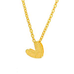 [골드리카]순금 쁘띠하트 목걸이 7.5g+14K잠금(99.9)(1)