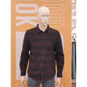 뱅뱅 세이브존02 뱅뱅)코두로이체크긴팔 남방 NSK635