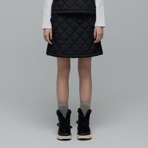 내셔널지오그래픽 N244WSK010 여성 엘크 패딩 숏기장 스커트 CARBON BLACK