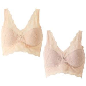 2종택1(85-100)조임 없이 편안한 러블리 전체레이스 브라렛WLGB183R