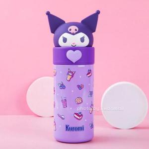 아트박스/이룸 산리오 쿠로미 3D 피규어 스텐 텀블러 350ml