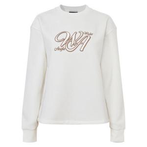 [와이드앵글]여성 CO 루즈핏 원포인트 스웨트셔츠 L (WWU25272W3)