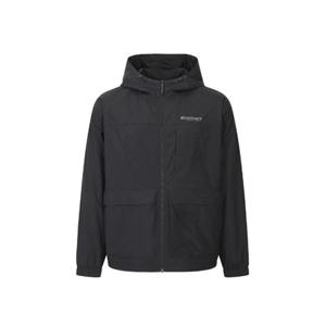 디스커버리 2025F W 겨울 [DMTR61056BKS] 남성 메쉬 기모 우븐 후디드 트레이닝 자켓