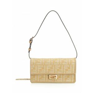 [FENDI] 라프리마 여성 바게트 지갑 온 체인 8M0498AV23 F17A1 베이지 /15