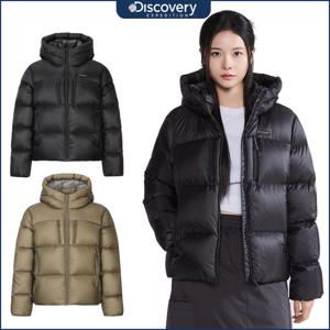 디스커버리 25FW신상 여성 세미오버핏 올버트 구스다운 숏패딩 DWDJ7H056