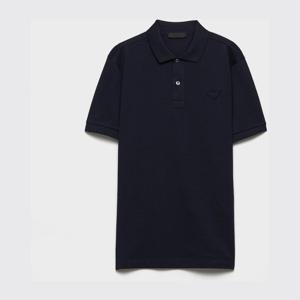 프라다 네이비 반팔 폴로 UJN444XGS F0124 F0124