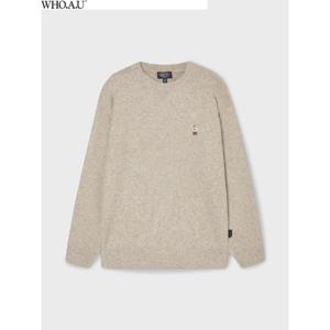 [후아유]W.A.U Steve Bokashi Pullover-OATMEAL MELANGE-WHKAF4T