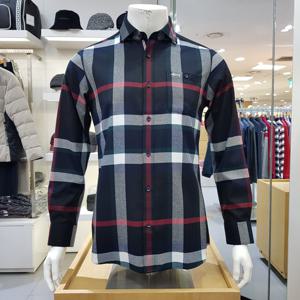 [루이까스텔]남성빅체크가슴포켓셔츠/7MESH002N