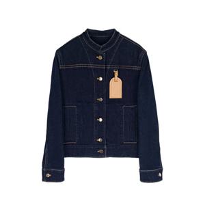 [엘러브] 새상품 루이비통 트래블 태그 데님 자켓 36 인디고블루 5ET2152
