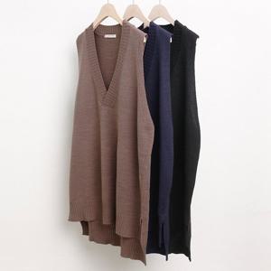 나야홍 / 빅사이즈조끼 w120L512 여유브이니트베스트 RM