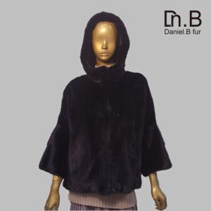 [백화점]밍크 풀스킨 후드 블루종 휘메일 자켓(DF1432JKBKFR)