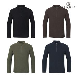 [누적판매1만장이상] 데니스골프 남성 하프넥 마이크로 플리스 티셔츠_FAPWMTS035