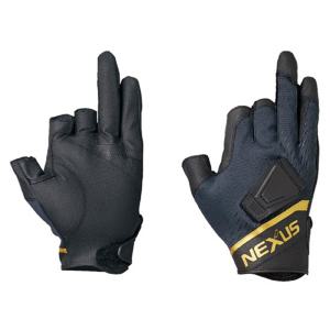 시마노 방풍 마그네트 글러브 GL-112V 낚시장갑 블랙, 레드