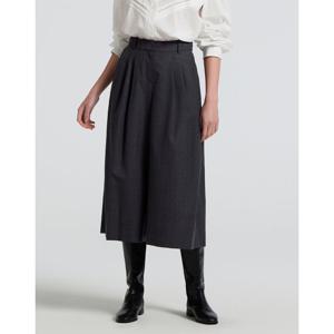 아떼 바네사브루노 여성 24FW 다크그레이 턱장식 크롭 와이드 슬랙스 VLPA4D403G3