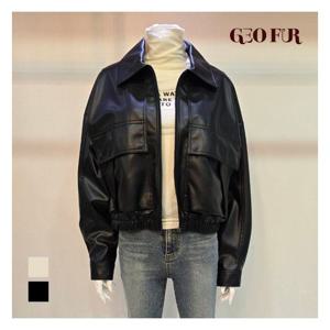 [지오퍼][GEO FUR] 포켓 디테일 오버핏 자켓_G504LJK0080