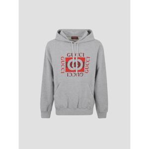 구찌 후드 티셔츠 788771XJHDP 1230 GREY MELANGE MC