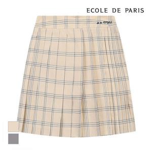 [에꼴드파리][에꼴드파리] 체크배색플리츠스커트_RB26WSA007Z (P