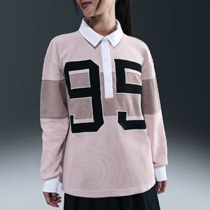 [나이키]나이키 스포츠웨어 여성 긴팔 그래픽 폴로 탑 HV4034-66