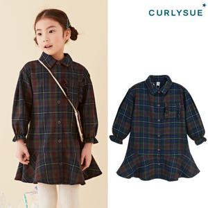 [컬리수]아동 체크 셔츠 원피스 COW0GAOP08