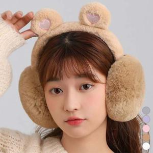 겨울 귀도리 털 귀덮개 곰돌이 머리띠 귀마개