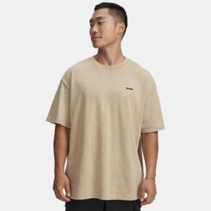 M 언더아머반팔티 BQK 1389147-234 UA 헤비웨이트 로고 워시