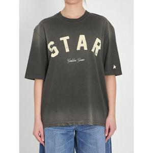 골든구스 반팔 티셔츠 GUP01873W BLACK