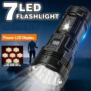 LED 충전식 손전등 후레쉬 탐조등 강력한 랜턴 후레쉬 LED후레쉬 충전후레쉬 손전등 LED손전등 야외손전등 서치라이트 랜턴 탐조등 야외등