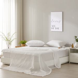 쿨슬립시어서커 여름홑이불+패드+베개커버 패드세트SS슈퍼싱글