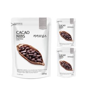 [리치팜너트]카카오닙스 220g x 3봉