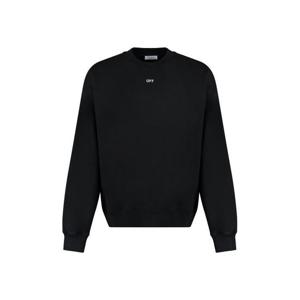 오프화이트 긴팔 티셔츠 OMBA054F23FLE001 1001 black