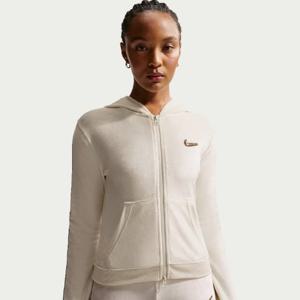 나이키자켓 WQS IQ0678-113 스포츠웨어 여성용 풀 지퍼 긴팔 후드 탑