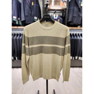 브렌우드 세이브존03 브렌우드 빅블록 워셔블 라운드넥 스웨터 BR-AQWAA-25-161