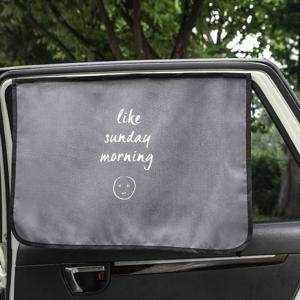 자석형 차량용 햇빛가리개 스마일