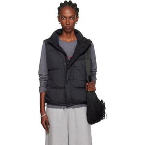 25 FW 스톤아일랜드 여성 블랙 G100003 크링클랩스 리사이클 나일론 다운 베스트 252828F068004