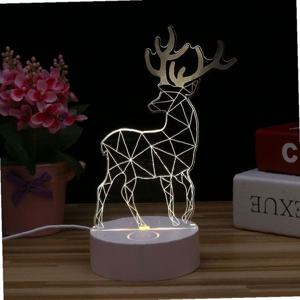 LED 사슴 무드등 아크릴 LED취침등